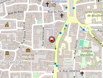 Carte de Laura Jourdan à Clermont-ferrand