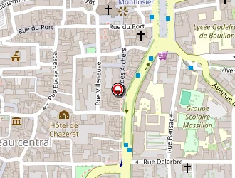 Carte de Jourdan Laura à Clermont-ferrand