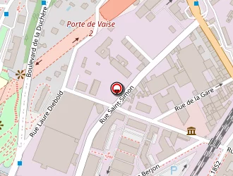 Carte de Dacia Retail Group Concess. à Lyon