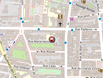 Carte de Mounier Electricité à Lyon