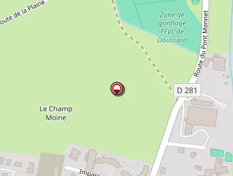 Carte de Paratroc à Doussard