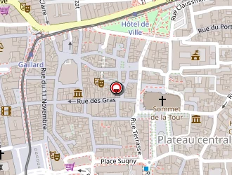 Carte de Laisné-bardon à Clermont-ferrand