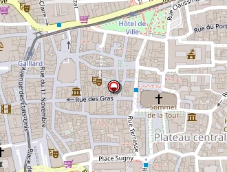 Carte de Mcdonald's à Clermont-ferrand