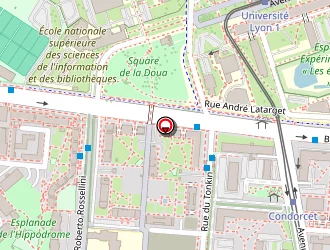 Carte de Vert & Clean à Villeurbanne