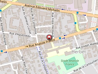 Carte de Menuiserie Verdes à Clermont-ferrand