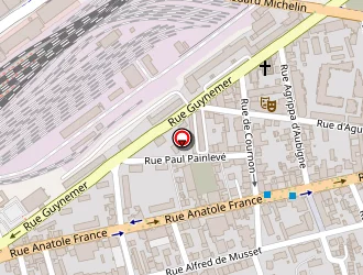 Carte de Hall Pieces Auto à Clermont-ferrand