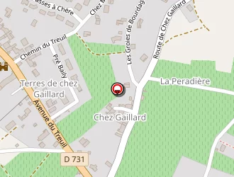 Carte de Direction Des Infrastructures à Burie