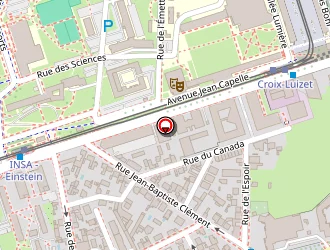 Carte de Juhem à Villeurbanne