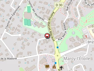 Carte de Mairie à Marcy-l'étoile