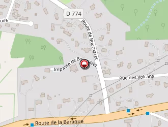 Carte de La Ferme Guy à Orcines