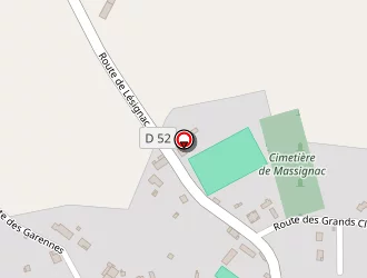 Carte de Communauté Com Hte Charente à Massignac