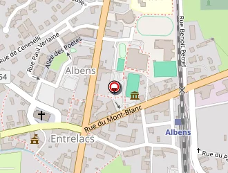 Carte de Le Fleuron Bleu à Albens