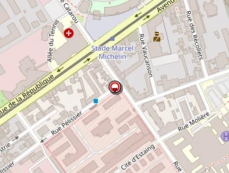 Carte de Tribunal D'instance De Clermont Ferrand à Clermont-ferrand