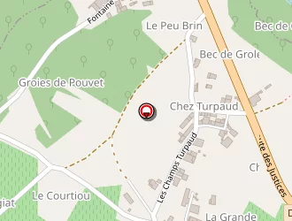 Carte de Bouyer Tiffany à Burie