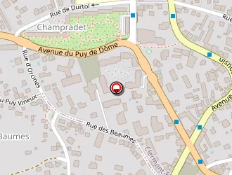 Carte de Astic à Clermont-ferrand