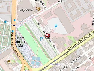 Carte de Fournil République à Clermont-ferrand