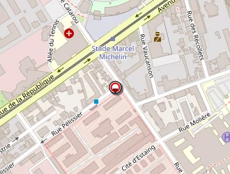 Carte de Cité Administrative à Clermont-ferrand