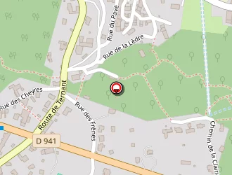 Carte de Circuits De Randonnees à Orcines