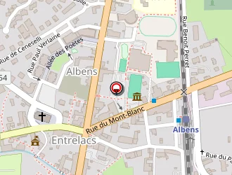 Carte de La Poste à Albens