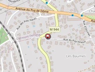 Carte de Mjpm-behar à Clermont-ferrand