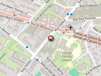 Carte de Espace Vert à Caluire-et-cuire