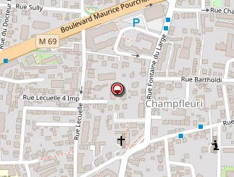 Carte de Le Damier à Clermont-ferrand