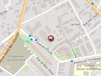 Carte de Espace Séniors Duchère à Lyon