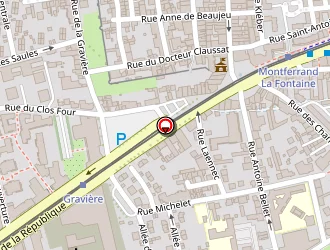 Carte de Auralys à Clermont-ferrand