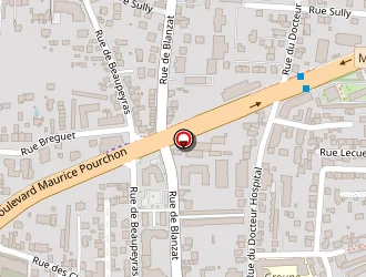 Carte de Aux Champs Fleuris à Clermont-ferrand