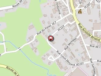 Carte de Nicolas Olivier à Panissières