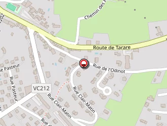 Carte de Interstiss à Panissières