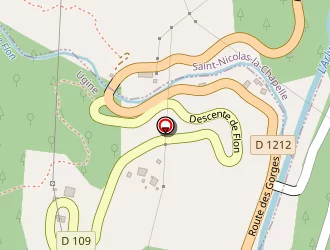 Carte de La Ferme De Flore à Ugine