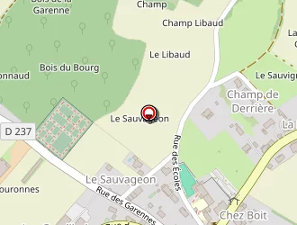 Carte de La Poste à Essards (les)