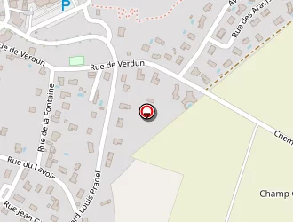 Carte de Tennis Couverts à Jonage