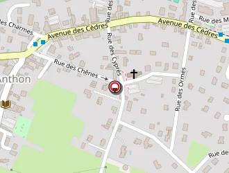 Carte de Trigenium à Villette-d'anthon