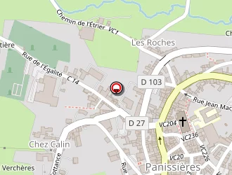 Carte de La Poste à Panissières