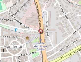 Carte de Le Clos Mally à Clermont-ferrand