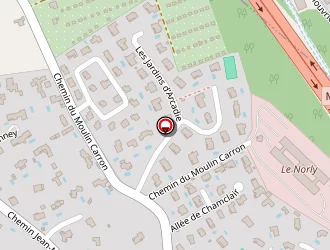 Carte de Jardins Communaux De Lyon à Écully