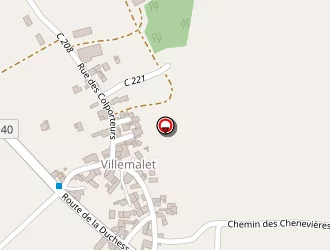 Carte de La Belaude (earl) à Rochette (la)