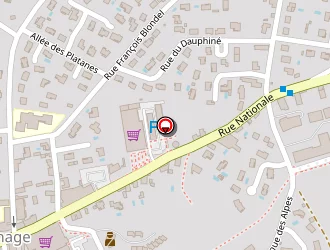 Carte de La Poste à Jonage