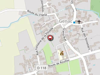 Carte de Complexe Sportif à Genac