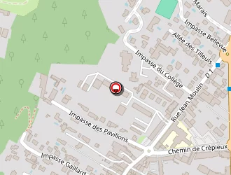 Carte de Institut Lagon Bleu à Caluire-et-cuire