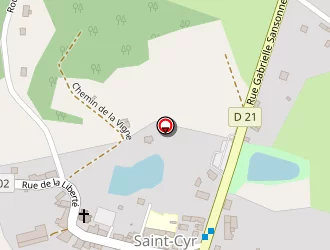 Carte de Le Saint Cyr à Saint-cyr