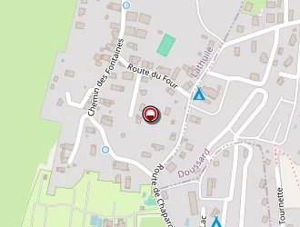 Carte de Camping Les Fontaines à Lathuile