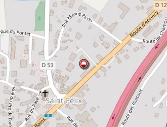 Carte de Le Chat Goulu à Saint-félix