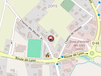 Carte de Les Campacrèches à Jons