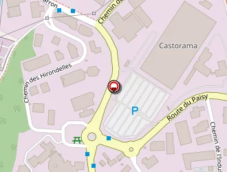 Carte de Renault Garage Paret à Dardilly