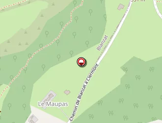 Carte de Terrain De Petanque à Blanzat