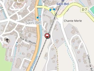 Carte de L'eden'chats à Sain-bel