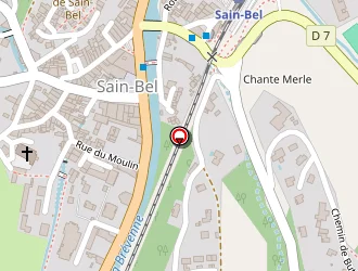 Carte de Commune De Sain Bel à Sain-bel